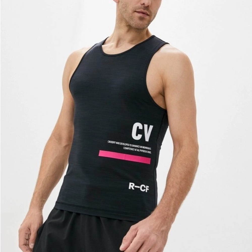 Reebok CrossFit tank ActivChill tank Black Pink Large 50% off